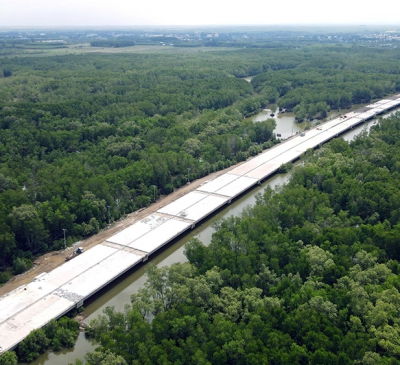 Nhộn nhịp thi công trở lại cao tốc Bến Lức - Long Thành