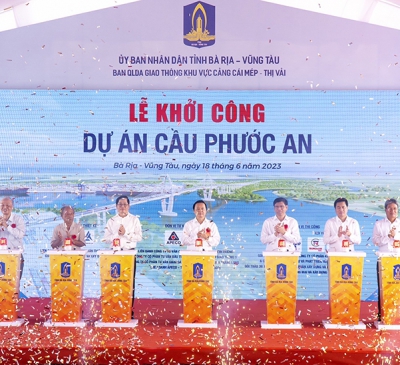 Khởi công cầu Phước An kết nối 2 tỉnh Đồng Nai và Bà Rịa - Vũng Tàu