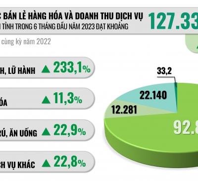 Ngành thương mại - dịch vụ: Điểm sáng trong phát triển kinh tế