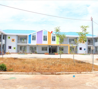 Trường tiểu học đầu tiên ở khu tái định cư sân bay chuẩn bị đón học sinh