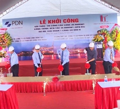 Đồng Nai: Khởi công xây dựng bến tàu 111 tỷ đồng ở cảng Gò Dầu