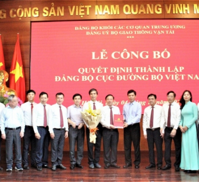 Công bố thành lập Đảng bộ Cục Đường bộ VN