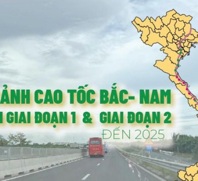 Toàn cảnh cao tốc Bắc- Nam với 23 dự án giai đoạn 1 và 2 đến 2025