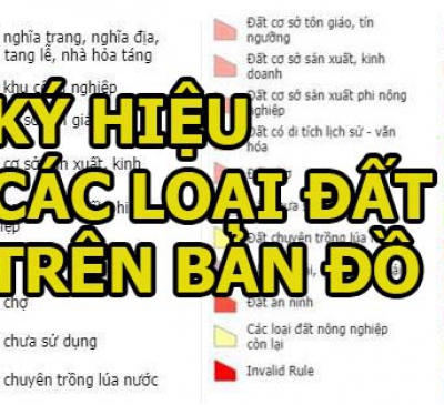 Ký hiệu loại đất, mã loại đất theo mục đích sử dụng đất mới nhất năm 2020