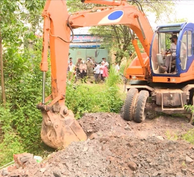 Cưỡng chế cây xăng thu hồi đất để giao đất tái định cư