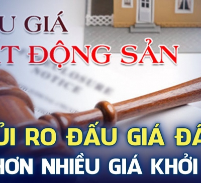 Rủi ro khi đấu giá đất cao hơn nhiều lần giá khởi điểm
