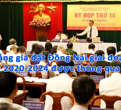 Ban hành quy định về bảng giá đất giai đoạn 2020-2024