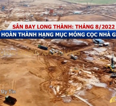 HOÀN THÀNH HẠNG MỤC MÓNG CỌC NHÀ GA TRONG THÁNG 8/2022