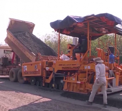 Đón Xuân trên công trường dự án giao thông trọng điểm quốc gia