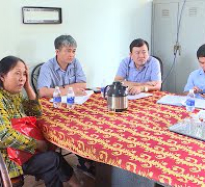 Đối thoại với các hộ dân ở ấp Suối Trầu 1 xã Bình Sơn, huyện Long Thành