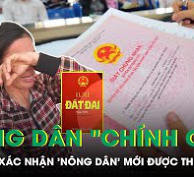 Phải có xác nhận 'nông dân' mới được thừa kế đất nông nghiệp?