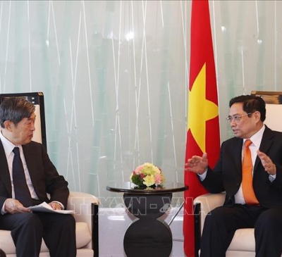 Thủ tướng Phạm Minh Chính tiếp Chủ tịch JICA