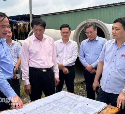 Đoàn công tác của Quốc hội kiểm tra một số dự án trên địa bàn tỉnh