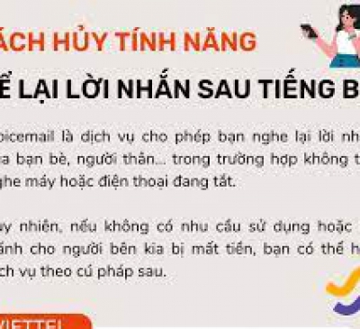 Cách huỷ tính năng 