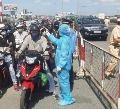 Kiểm soát người ra, vào TP Hồ Chí Minh, Bình Dương, Đồng Nai, Long An