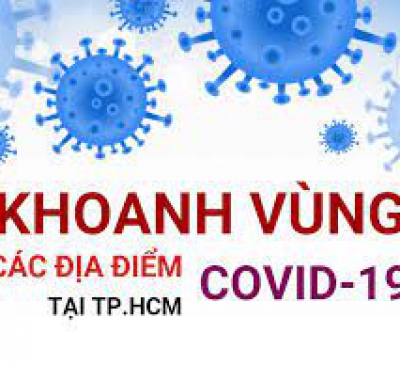 CÁC ĐIỂM DỊCH TỄ KHOANH VÙNG TẠI TP.HCM