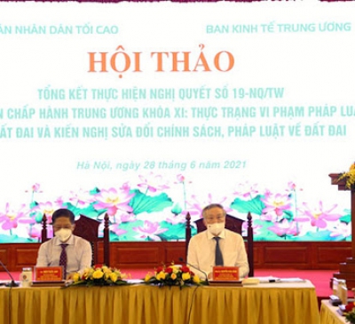 Hoàn thiện hệ thống pháp luật về đất đai để chống tham nhũng