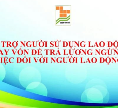Hỗ trợ người sử dụng lao động vay vốn để trả lương 