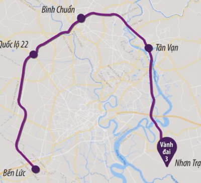 Gộp 3 DA thành phần đoạn Tân Vạn - Nhơn Trạch thuộc dự án Đường vành đai 3 thành 1