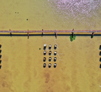 Hình hài cây cầu lớn nhất Vành đai 3 TP.HCM sau 9 tháng thi công