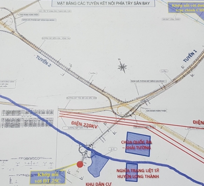 Gấp rút hoàn thành khung chính sách đền bù, hỗ trợ giải phóng mặt bằng 2 tuyến đường kết nối sân bay