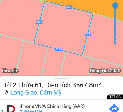 Quyết định về việc giao đất cho Trung tâm Phát triển quỹ đất huyện Cẩm Mỹ quản lý đấu giá đất