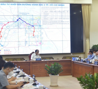 Đường vành đai 3 TP.HCM có 6 nút giao liên thông và 4 chỗ ra vào đường cao tốc.