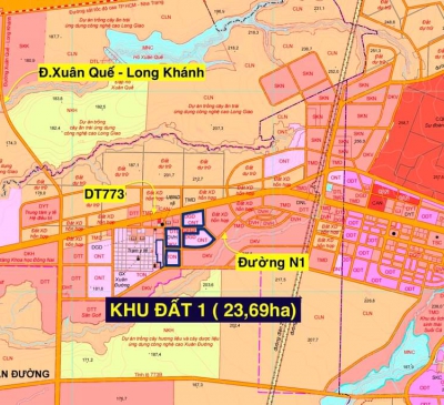 THÔNG TIN VỀ 4 QUỸ ĐẤT ĐẤU GIÁ CỦA HUYỆN CẨM MỸ