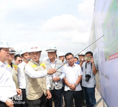 Phó thủ tướng Trần Hồng Hà kiểm tra tiến độ dự án Sân bay Long Thành